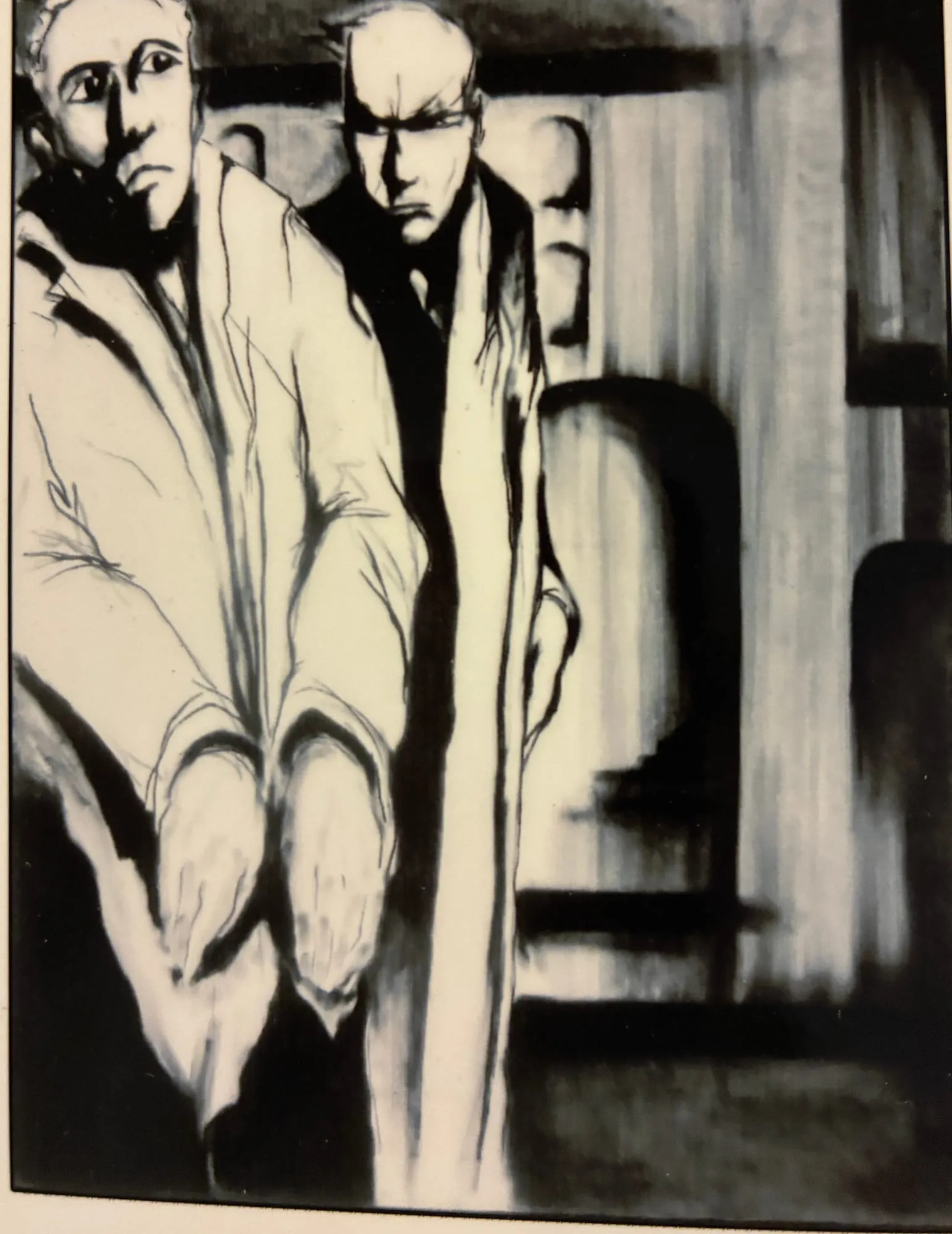 Caught, oil on canvas